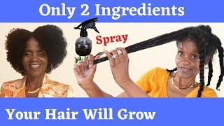 WOW! ONLY 2 INGREDIENTS FOR FASTER AND HEALTHY GROWING HAIR | USE TWICE A WEEK.