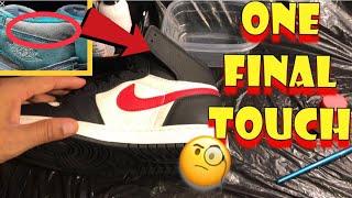 ONE LAST MOD On The Jordan 1 Sports Illustrated Custom PLUS More Tips On Swoosh Removal!