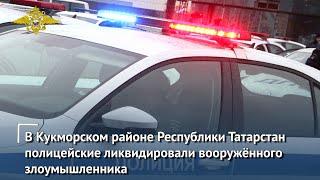 В Кукморском районе Республики Татарстан полицейские ликвидировали вооружённого злоумышленника