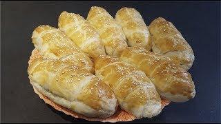 Сосиски в тесте с сыром.Как приготовить.