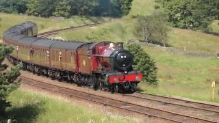 GWR 5972 Hoggwarts Express Aka ( Olton Hall ) The Wizards Express tours June/July 2014