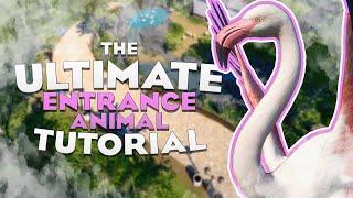  How to choose and build for an ENTRANCE ANIMAL in Planet Zoo! | Planet Zoo Tutorial