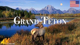 Grand Teton National Park 4K Ultra HD • Stunning Footage, Scenic Relaxation Film with Calming Music.