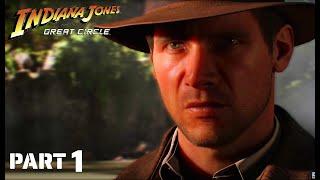  Indiana Jones and the Great Circle - Intro Gameplay - Walkthrough 4K - Part 1