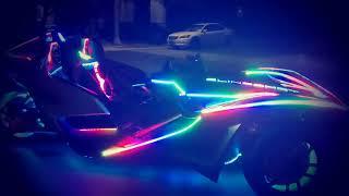 Vegas lites installation- featuring  Cosmic creations leds