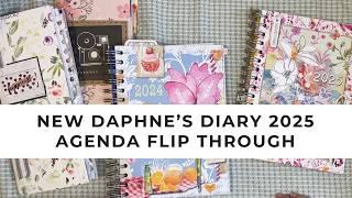 NEW DAPHNE'S DIARY 2025 AGENDA FLIP THROUGH #plannercommunity #inspiration