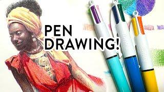 Multicolor Ballpoint Pen Drawing: Must-Know Tips and Tricks