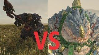 Nakai the Wanderer vs Grimgor Ironhide Battle Testing. Total War Warhammer 2