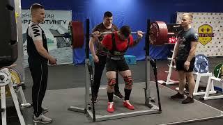 Sidorov Alexey squat 347.5kg@93kg. New record of St.Petersburg