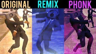 Speakerman Dancing Original vs Phonk vs Remix Version part 1