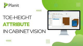 How to Create a Toe Height Attribute in Cabinet Vision (Beginner)