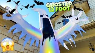 GIANT 12 Foot COLORFUL Ghost Inflatable Blow UP! HALLOWEEN Yard Decor 2021