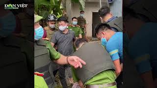 Clip: Khống chế đối tượng Phạm Văn Việt sau khi đâm trọng thương Phó Trưởng công an huyện Tứ Kỳ