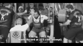 Zahir Khudayarov GPA World 2014, Record Squat 450kg and total 1050kg !!!