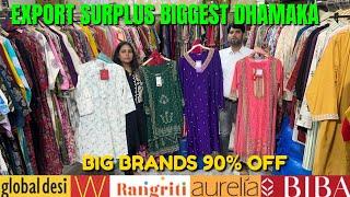 Cheapest Export Surplus | W Biba Aureila 100% Original | Kurti & Skd | WHOLESALE From Big Warehouse