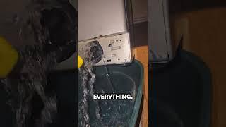 Blockage in Hotpoint washing machine pump #diy #appliancerepair #fyp #howto #righttorepair