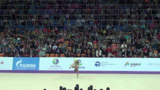 Yana Kudryavtseva (clubs) - GP Moscow 2014, Яна Кудрявцева, (булавы),- Гран При 2014