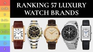 Ranking 57 Watch Brands (BEST & WORST) – ft. @FedericoTalksWatches