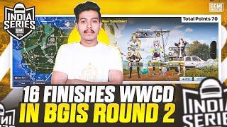 Total Points 70 || 16 kills wwcd in BGIS Round 2 ||  IGL POV @kraftonindiaesports