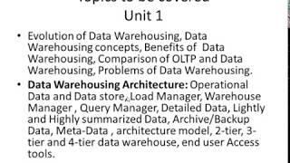 Selected topics in recent IT trends Unit1 part1