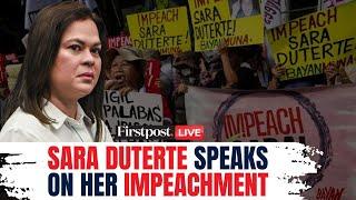 Sara Duterte Latest News LIVE: Philippines VP Sara Duterte Says 'Ready to Fight Impeachment' |N18G