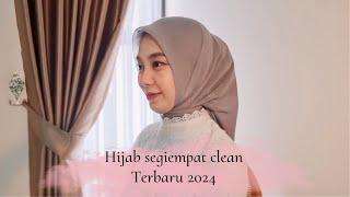 TUTORIAL HIJAB SEGI EMPAT CLEAN RAPI ANTI KECEKIK DAN MUDAH DI ATUR TERBARU 2024 @SreezyAnugrahR