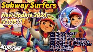 Subway Surfers 3.35.1 Mod Apk Unlimited Money Unlimited Key Unlocked All Latest Version 2024 Update!