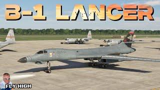 B-1 Lancer | Enhanced Audio | Microsoft Flight Simulator | MSFS | Little Rock AFB