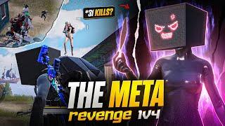 THE META REVENGE: Takes Down 3 In Row [*vs Streamer] 31 SOLO FINISHES? | BGMI 