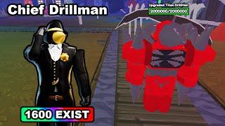 KUPIŁEM NOWY CHIEF DRILLMAN (GODLY) NAJRZADSZA POSTAĆ w TOILET TOWER DEFENSE ROBLOX