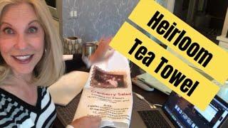 How to Make an Heirloom Tea Towel