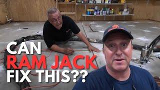 Can Ram Jack SAVE this Leaning Building?? #foundationrepair