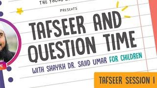 The Young Learners' Hub Ramadan Series Pt. 1- Sh. Sajid Umar