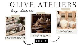 recreating expensive OLIVE ATELIERS decorDIY dupes on a budget!