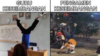 Guru Keseimbangan vs Pengamen Keseimbangan