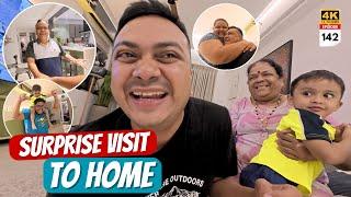 EP 142 A Surprise visit to Home, വീട്ടുകാരെ ഞെട്ടിച്ച Surprise‌ Vist‌ | Air Astana vs Air India ️i