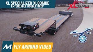 XL Specialized Extendable Double Drop Trailer - XL80MDE