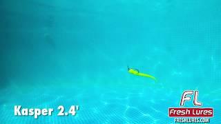 Форелевые приманки Fresh Lures / FL / FreshLures  - Kasper: игра в воде.