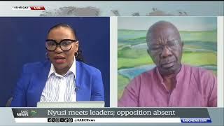 Mozambique | President Nyusi meets leaders, official opposition absent