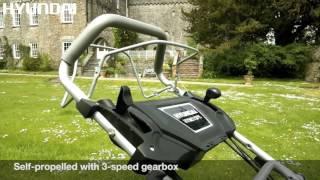 Hyundai Electric Start Petrol Self Propelled 4-in-1 Rotary Lawn Mower HYM51SPE Promotional Video