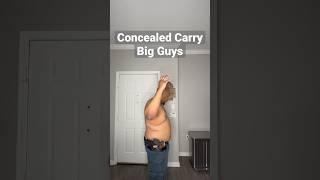 Best Way To CCW As A Big Guy #citizenedge #concealedcarry #ccw #bigguy #plussize #stayready #shorts