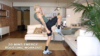 20 MINS ENERGY BOOSTING WORKOUT - Full Body / No Equipment - James Leung