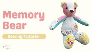 MEMORY BEAR TUTORIAL | SEWING TUTORIAL | MEMORY KEEPSAKE