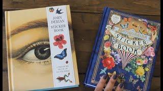 John Derian Sticker Book VS. Antiquarian Sticker Book #collagestickerbook