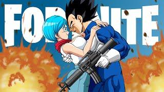 WAR AND LOVE | Vegeta And Bulma Play Fortnite