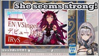 Noel talks about the upcoming VSinger, IRyS【Hololive | Eng Sub 】