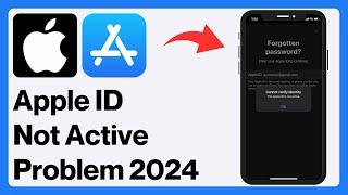 How to Fix Apple ID Not Active Problem (2024)