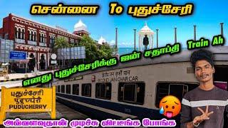 PUDUCHERRY JAN SHATABDI EXPRESS TRAVEL VLOG !!! Chennai Egmore To Puducherry | Heavy Crowd 