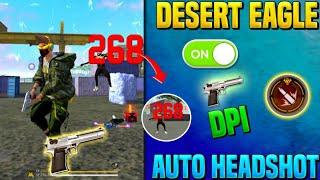 Desert Eagle One Tap Headshot Trick || Free Fire Me Headshot Kaise Mare || Khuni Gamers