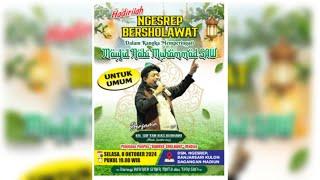 NGESREP BERSHOLAWAT BERSAMA K.H SOFYAN RAS BURHANI MBAH JAMBRONG DIIRINGI REBANA MODERN SINAR MATA